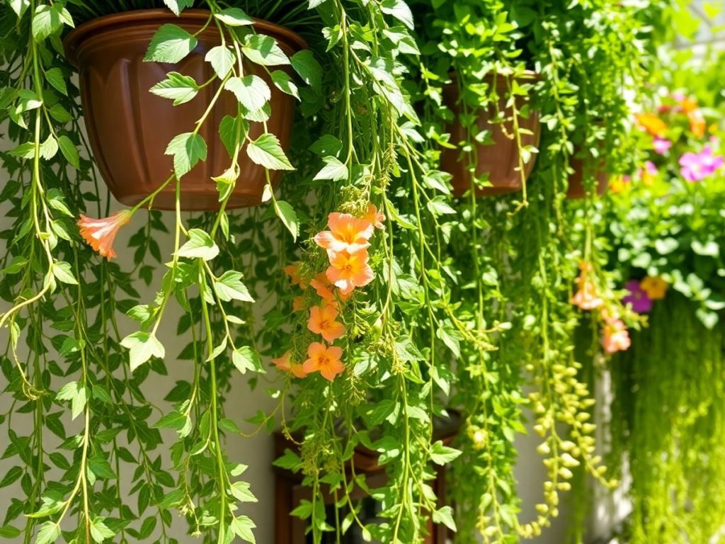 Grădini suspendate vibrante, decorative