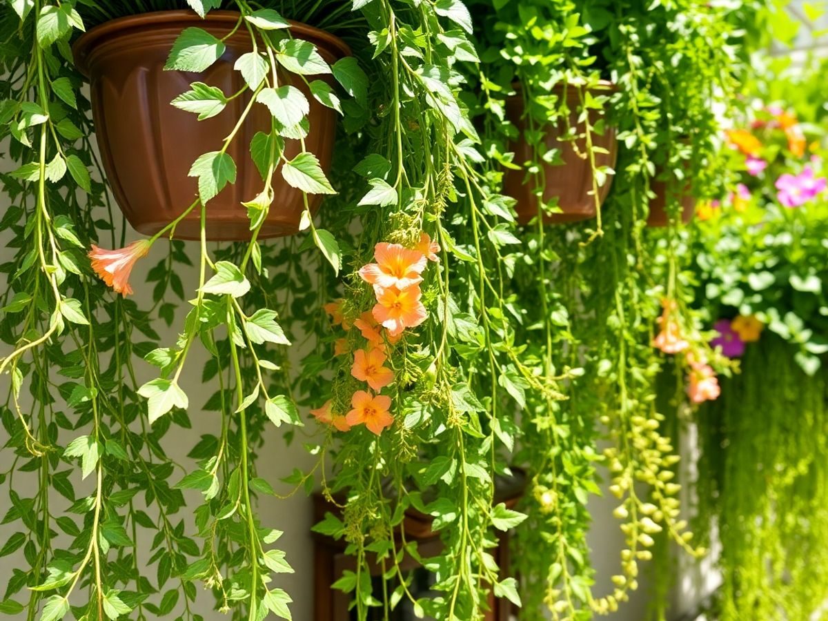 Grădini suspendate vibrante, decorative
