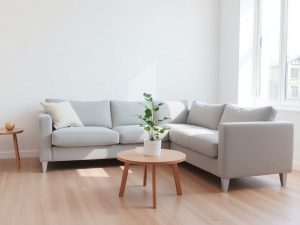Home Living 15 Camera de zi minimalistă cu canapea simplă