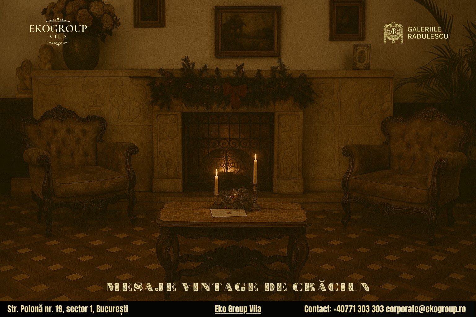 Scrisoare de Crăciun în epoca interbelică: Magia sărbătorilor anilor ’30 la Eko Group Vila